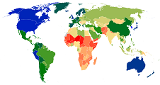 Image link to world map for mean allncds